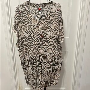 🦓🦓🦓3 for 12$🦓🦓🦓H &M Zebra Print Women's Coverup